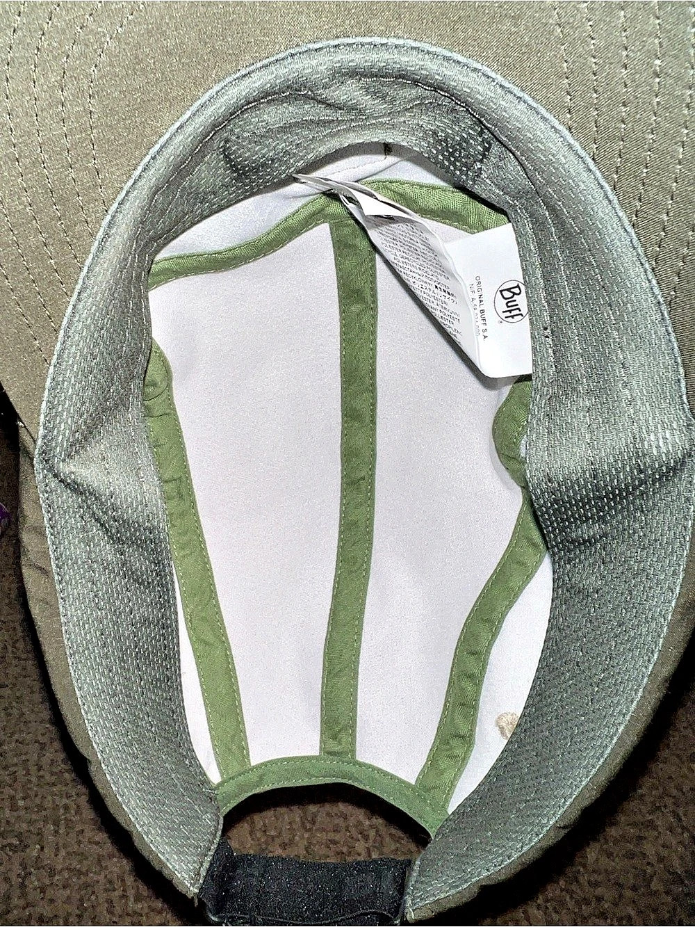 Buff 5-Panel Go Cap Color Block Green & Pink - Picture 4 of 4